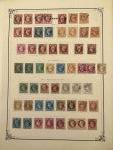 Collection de timbres postes Français anciens sur charnières dont multiples...