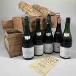 5 bouteilles VOUVRAY  A VENDRE EN L'ETAT2 "CLOS DUBOIS"...