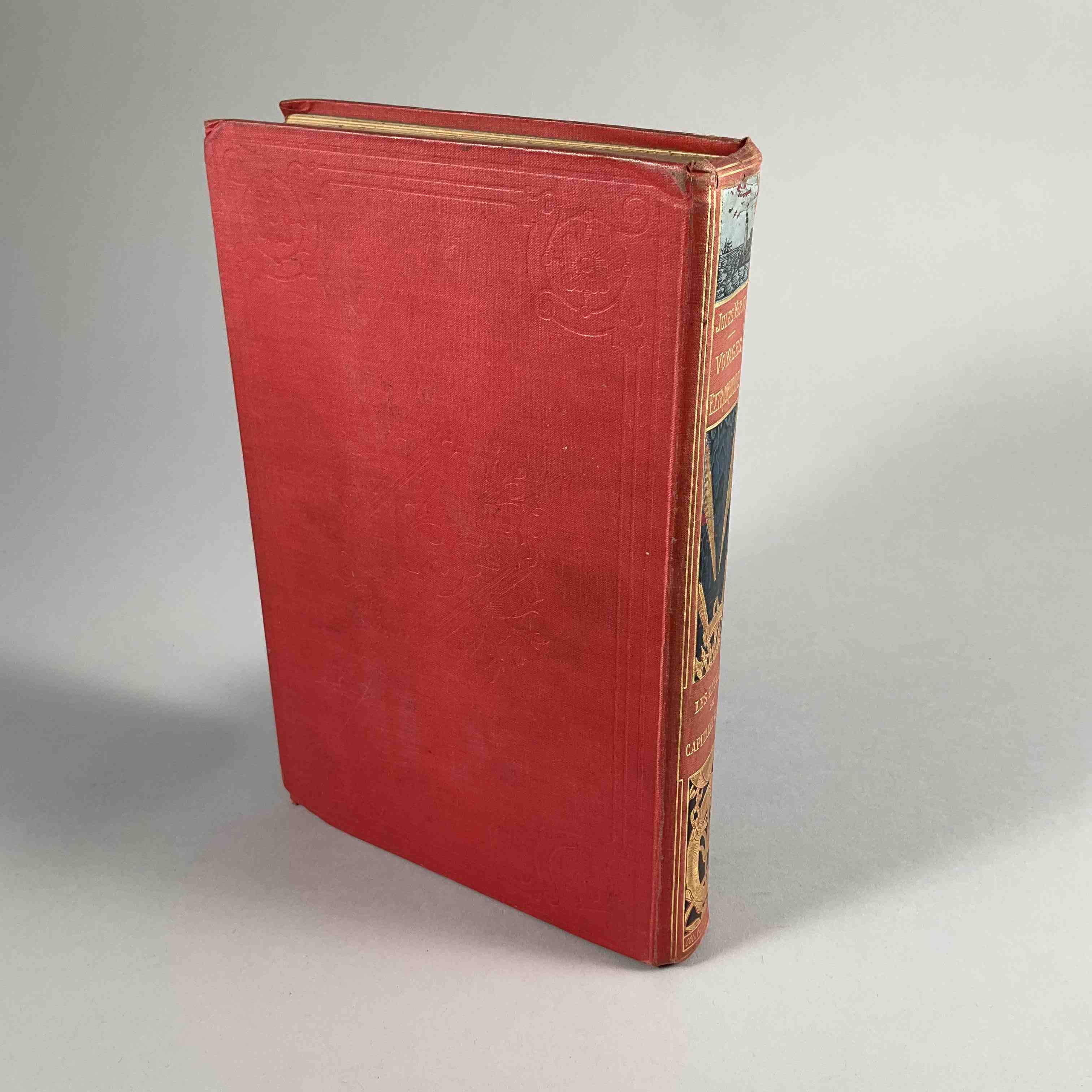 Jules Verne, Les enfants du capitaine Grant.
Paris, Hachette, 1917.
Cartonnage rouge...