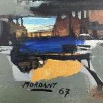 Jean MORDANT (Saint-Brieuc, 1920-1979) 
Port de commerce, 1967.
Huile sur toile...