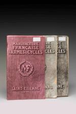 MANUFRANCE, Manufacture Française d'Armes et Cycles, SAINT ETIENNE.
Réunion de trois...