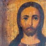 ICONE du Christ Pantocrator. Ukraine, seconde moitié du XIXe siècle....