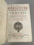 ARGENTRE, Bertrand d' (1519-1590). Rhedonensis provinciae praesidis. Commentarii in patrias...