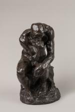 D'après Auguste Rodin (1840-1917)Le PenseurPlâtre patiné marqué "D'après Rodin" à...