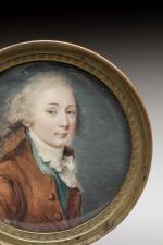 Attribué à Jean-Urbain GUERIN (Strasbourg, 1761 - Obernai, 1836).Portrait en...