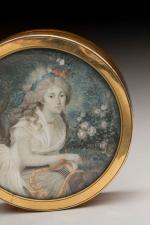 Louis ABEL (Liancourt c. 1760 - Paris ?, 1801) 
Portrait...