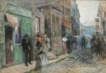 Elie-Anatole PAVIL (Odessa, 1873 - Rabat, 1944)Vue animée de la...