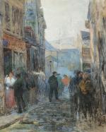 Elie-Anatole PAVIL (Odessa, 1873 - Rabat, 1944)Vue animée de la...