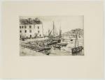 Henri RIVIERE (Paris, 1864 - Sucy-en-Brie, 1951)
Port de Sauzon.
Eau-forte sur...