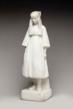 Francis RENAUD (Saint-Brieuc, 1887-1973)VONNICK.Exceptionnelle sculpture en marbre de taille directe,...