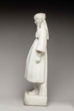 Francis RENAUD (Saint-Brieuc, 1887-1973)VONNICK.Exceptionnelle sculpture en marbre de taille directe,...