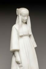 Francis RENAUD (Saint-Brieuc, 1887-1973)VONNICK.Exceptionnelle sculpture en marbre de taille directe,...