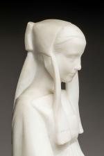 Francis RENAUD (Saint-Brieuc, 1887-1973)VONNICK.Exceptionnelle sculpture en marbre de taille directe,...