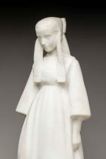 Francis RENAUD (Saint-Brieuc, 1887-1973)VONNICK.Exceptionnelle sculpture en marbre de taille directe,...