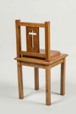 Attribué à Joseph SAVINA (Douarnenez, 1901 - Tréguier, 1983).
CHAISE en...