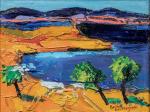 Pierre AMBROGIANI (Ajaccio, 1907 - Allauch, 1985)
"Trois arbres au bord...