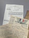 Réunion de DOCUMENTS d'anciens combattants FFI, dont :
Carte d'adhérent au...