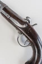 PISTOLET DE GENDARMERIE modèle 1822 T à percussion.
Manufacture de Châtellerault....