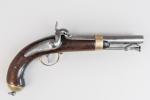 PISTOLET REGLEMENTAIRE de Marine modèle 1837. 
Manufacture Royale de Châtellerault....