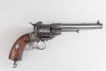 REVOLVER à broche Type 1858 de Marine civil LEFAUCHEUX. 
Calibre...