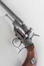 REVOLVER à broche Type 1858 de Marine civil LEFAUCHEUX. 
Calibre...