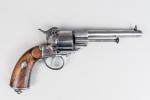 REVOLVER civil 1858 signé LEFAUCHEUX calibre 12 mm. 
Finition en...