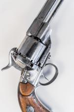 REVOLVER civil 1858 signé LEFAUCHEUX calibre 12 mm. 
Finition en...