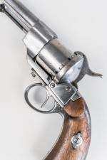 REVOLVER civil 1858 signé LEFAUCHEUX calibre 12 mm. 
Finition en...