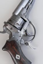 REVOLVER GALAND 1868 1er type, calibre 9 mm Galand. 
Brevet...