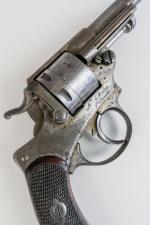 REVOLVER REGLEMENTAIRE Français 1873 de MARINE. 
Manufacture d'armes de St...