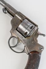 REVOLVER REGLEMENTAIRE Français 1873 de MARINE. 
Manufacture d'armes de St...