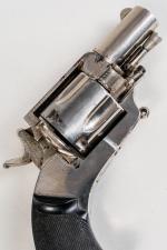 REVOLVER BULL DOG calibre 320.
Ouverture de la plaque de recouvrement...