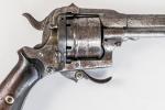 REVOLVER à broche à cadre fermé.
Signé « Système Lefaucheux Déposé » sur...