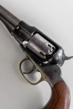 REVOLVER REMINGTON 1858 NAVY Double Action calibre 36. 
Finition en...