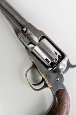 REVOLVER REMINGTON 1858 NAVY NEW MODEL, calibre 36. 
Belle patine...