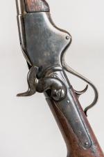 CARABINE DE SELLE SPENCER 1860 calibre 56/52 RF. 
L'anneau de...