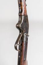 CARABINE DE SELLE SPENCER 1860 calibre 56/52 RF. 
L'anneau de...