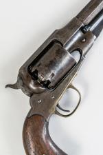 REVOLVER REMINGTON 1858 ARMY NEW MODEL, calibre 44. 
Belle patine...