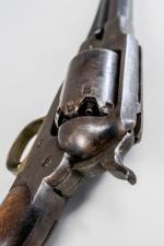 REVOLVER REMINGTON 1858 ARMY NEW MODEL, calibre 44. 
Belle patine...