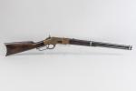 CARABINE DE SELLE WINCHESTER 1866 Yellow boy.
Calibre 44 Henry annulaire....