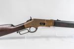 CARABINE DE SELLE WINCHESTER 1866 Yellow boy.
Calibre 44 Henry annulaire....