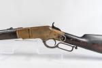 CARABINE DE SELLE WINCHESTER 1866 Yellow boy.
Calibre 44 Henry annulaire....