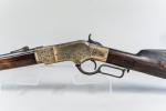 CARABINE WINCHESTER 1866 MUSKET en calibre 44 HENRY. 
Boîtier et...