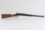 CARABINE WINCHESTER 1892 calibre 44 WCF. 
Belle patine homogène. Marquages...