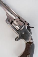 REVOLVER SMITH & WESSON type Baby Russian à brisure. 
Calibre...