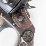 REVOLVER SMITH & WESSON  Calibre 38 CF. 
Finition bronzée...