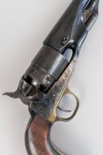 REVOLVER COLT 1860 Modèle CENTENAL fabrication CENTAURE, calibre 44. 
Il...