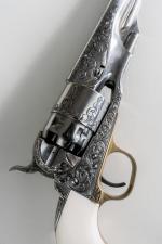 REVOLVER COLT 1860 Modèle CENTENAL fabrication CENTAURE, calibre 44. 
Il...