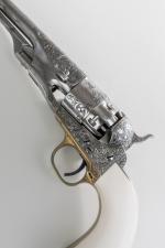 REVOLVER COLT 1860 Modèle CENTENAL fabrication CENTAURE, calibre 44. 
Il...