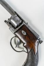 REVOLVER DREYSE à aiguille. 
Calibre 9 mm. Marquage sur le...